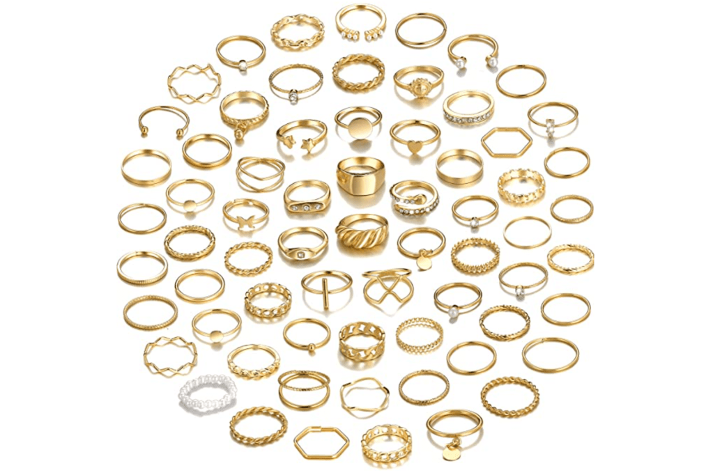 Gold Ring Set (Set of 68)