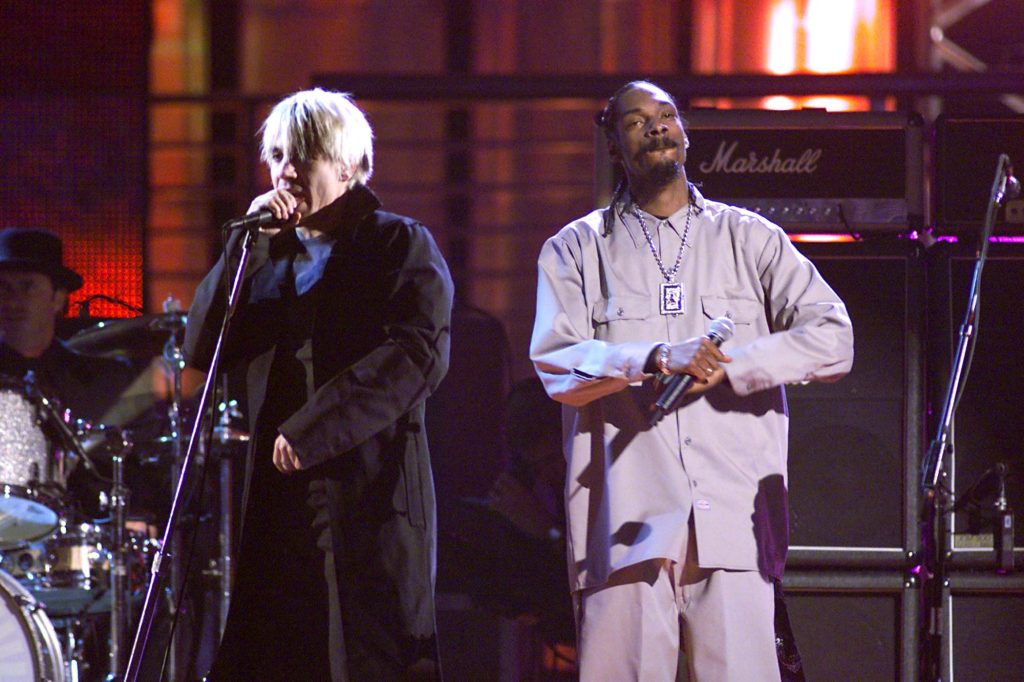 Anthony Kiedis and rapper Snoop Dogg