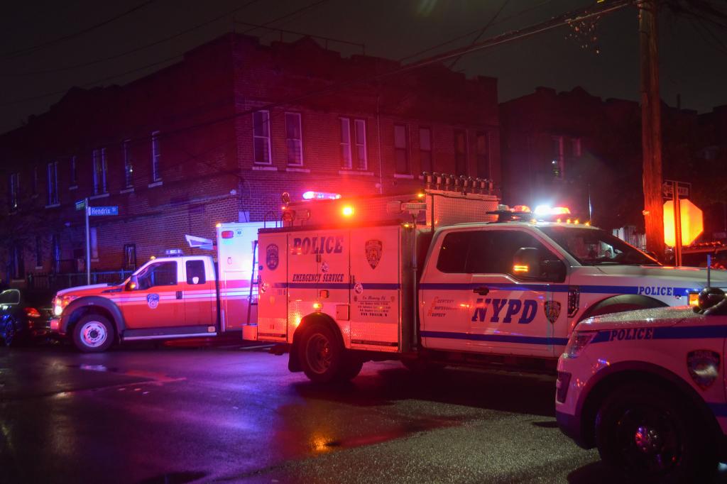 The 17-year-old victim in the Brooklyn shooting was taken to Brookdale Hospital with non-life-threatening injuries.