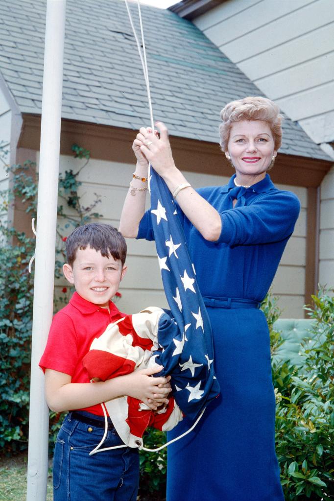 Women are told that they can accomplish anything, until they become mothers when their spouses expect them to be June Cleaver from "Leave it to Beaver."