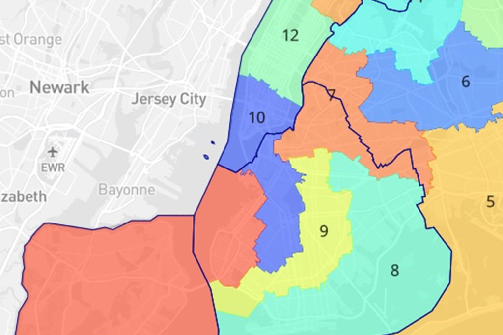 District map.