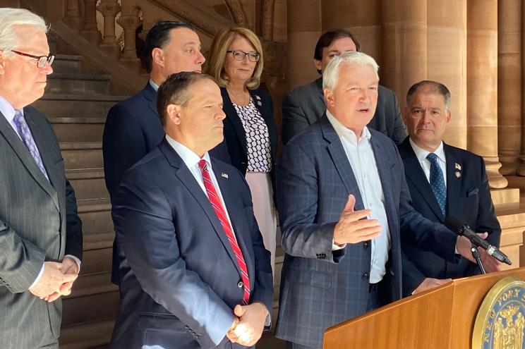 State Sen. Phil Boyle and other Albany Republicans are calling on Democrats to pass a bill that would allow law enforcement agencies to continue to use "familial DNA" in cold cases.