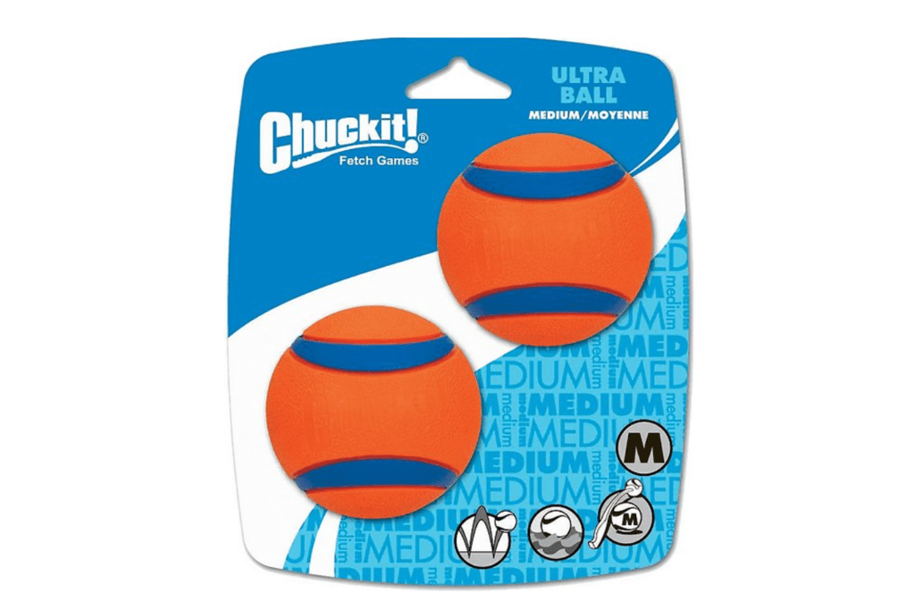 Orange fetch balls