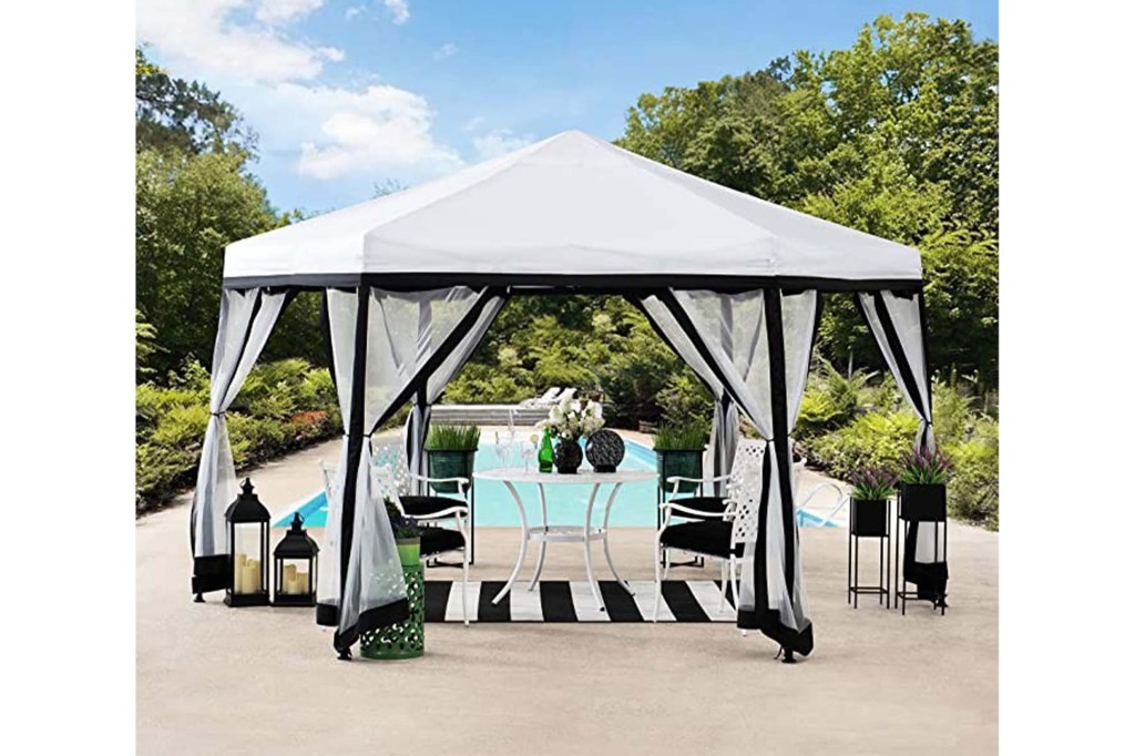 Two tone gazebo