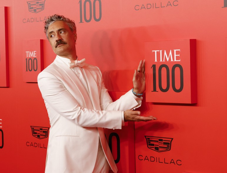 Taika Waititi poses on the red carpet at the 2022 TIME100 Gala. Waititi was honored for his now legendary career as a film and television director.