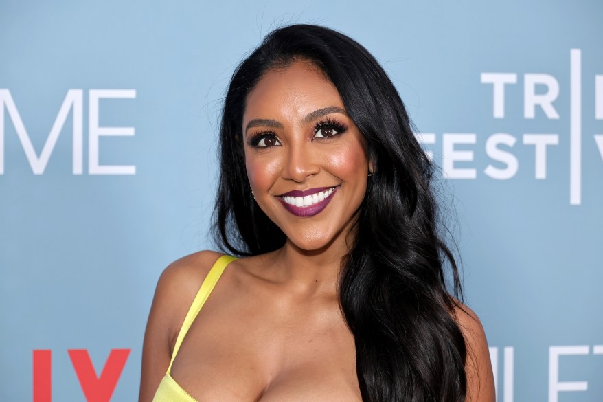 Tayshia Adams attends the "Halftime" Premiere during the Tribeca Festival Opening Night on June 8, 2022.