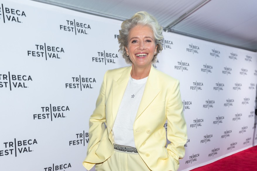 Emma Thompson attends the premiere of "Good Luck To You, Leo Grande" during the 2022 Tribeca Festival on June 15, 2022.