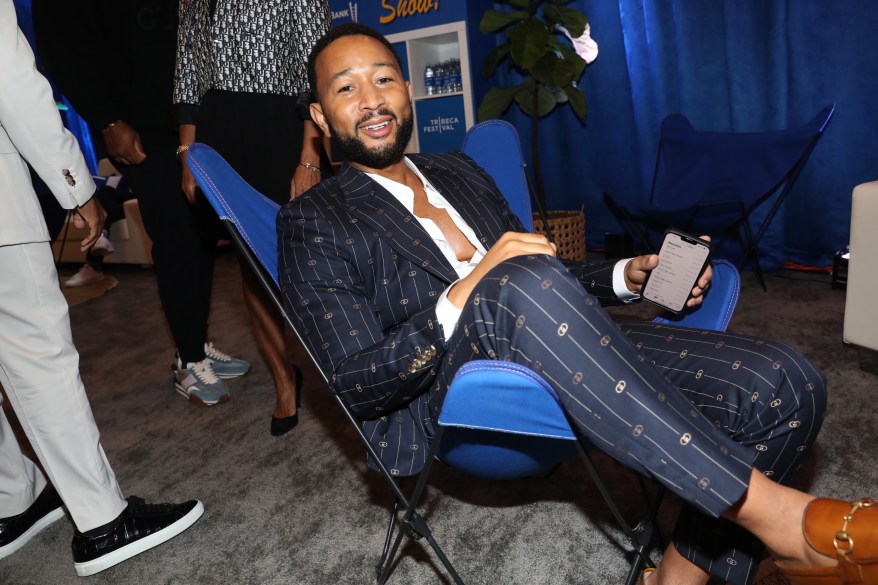 John Legend attends the "Loudmouth" documentary premiere during the 2022 Tribeca Festival on June 18, 2022.