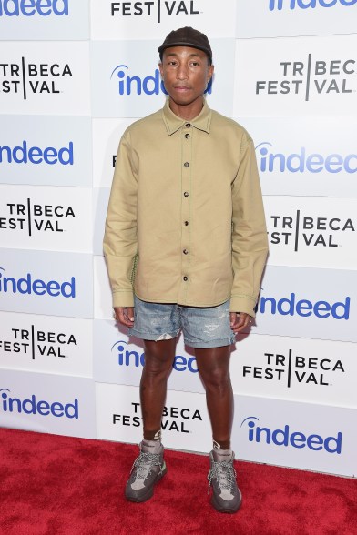 Pharrell Williams attends "Storytellers" during the 2022 Tribeca Festival at BMCC Tribeca PAC on June 10, 2022 in New York City.