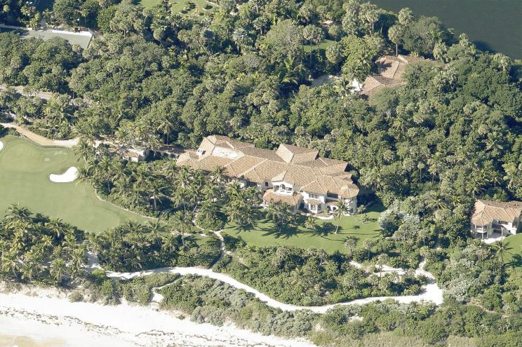 Tech billionaire Jim Clark’s sold Palm Beach property offers 1,200 feet of water frontage along with a 63,200-square-foot main home and seven bedrooms.