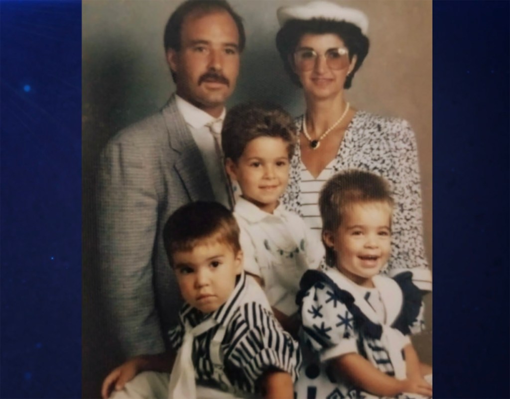 A family portrait featuring Maryse, her two siblings and her parents was shown during "Miz and Mrs."