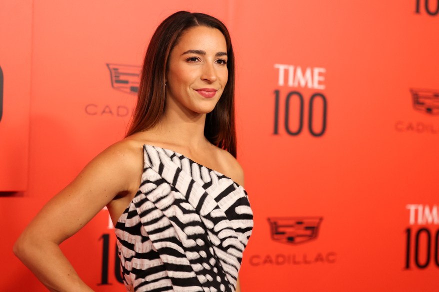 Aly Raisman arrives for the Time 100 Gala. Raisman was honored in 2019 for her Olympic career on the US women's gymnastic team.