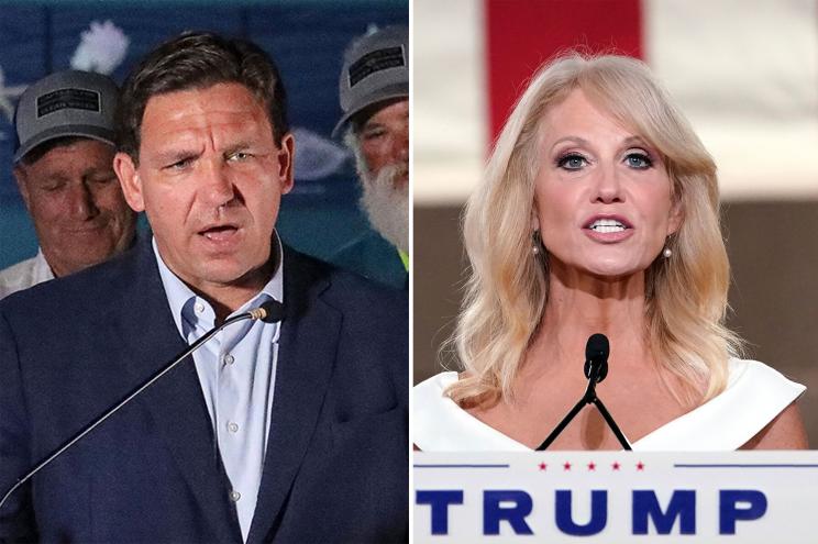 Ron DeSantis and Kellyanne Conway