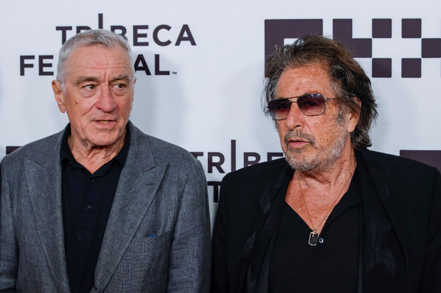 Actors Robert De Niro and Al Pacino attend the screening of a 4K version of the film "HEAT" during 2022 Tribeca Festival at United Palace Theater in New York, U.S., June 17, 2022.