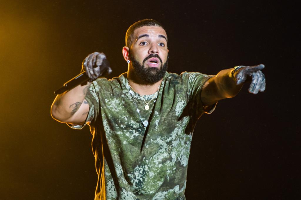 Drake performs surprise set on Day 1 of Wireless Festival 2021 at Crystal Palace on September 10, 2021 in London, England.