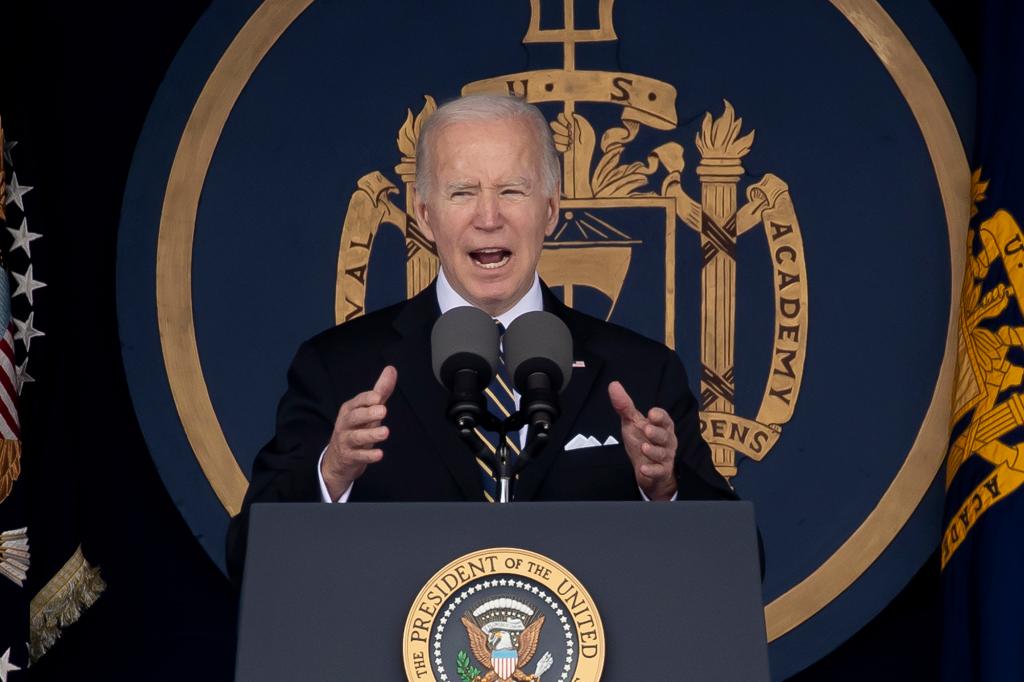 President Biden claimed at the Naval Academy graduation that he was  appointed to the academy in 1965 by the late Sen. J. Caleb Boggs.