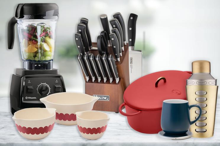 An array of kitchen supplies