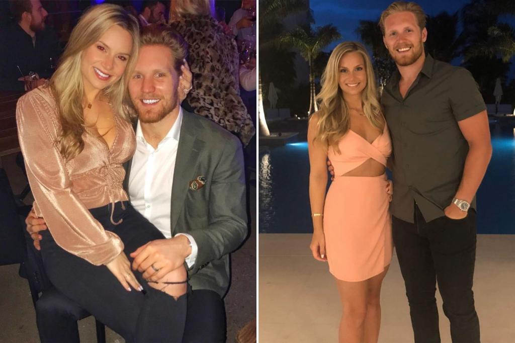 Gabriel Landeskog and wife Melissa.