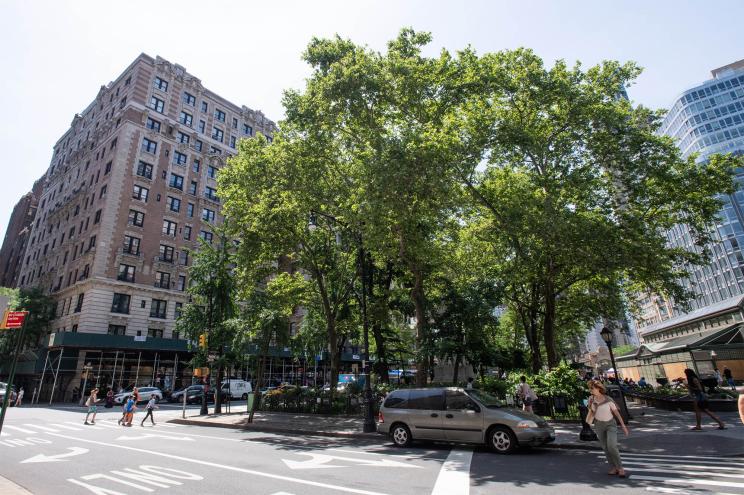 A prankster has been throwing eggs into Verdi Square on the Upper West Side over the last two weeks.