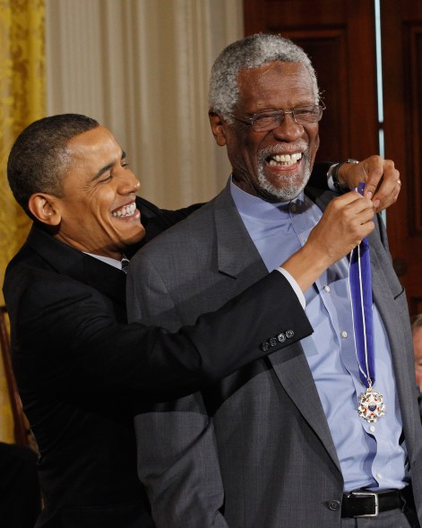 Bill Russell and Barack Obama