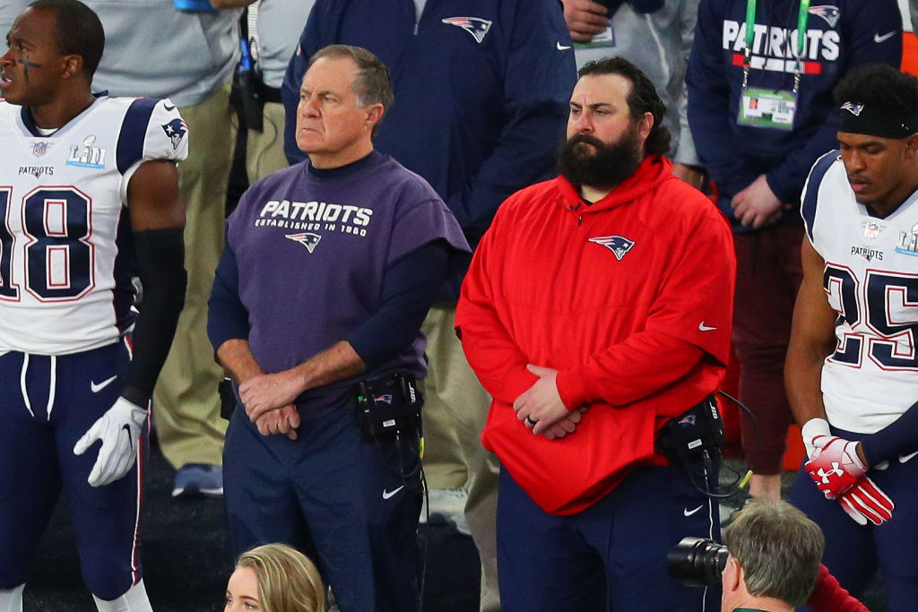 Bill Belichick is not naming Matt Patricia as official offensive coordinator for sneaky reasons.