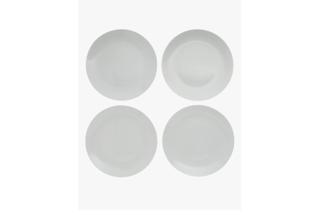 Four dinner plates