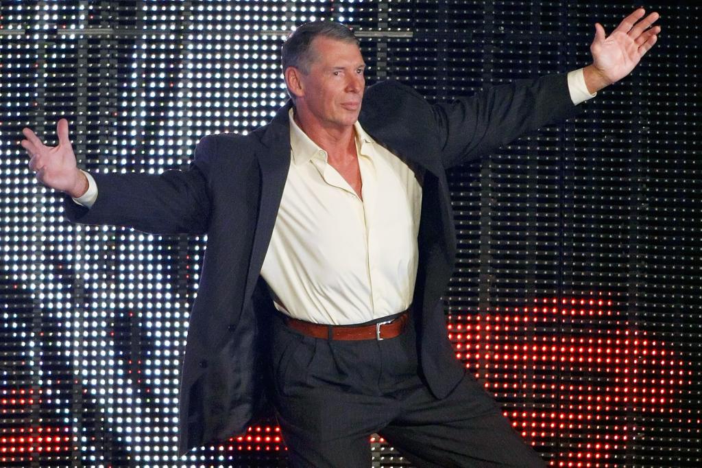 Vince McMahon on 'Monday Night Raw' in 2009.