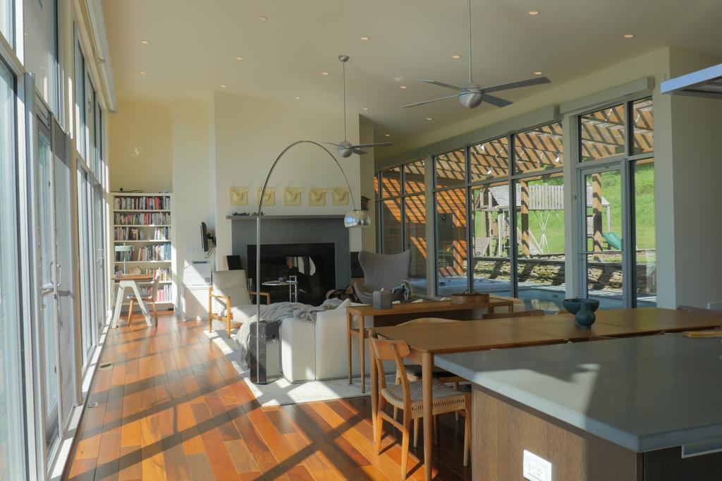Interior of the home's interior.