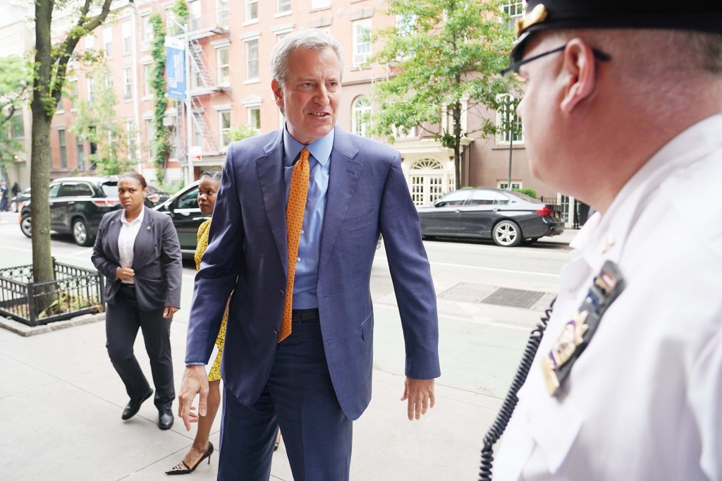 NYC Mayor Bill de Blasio