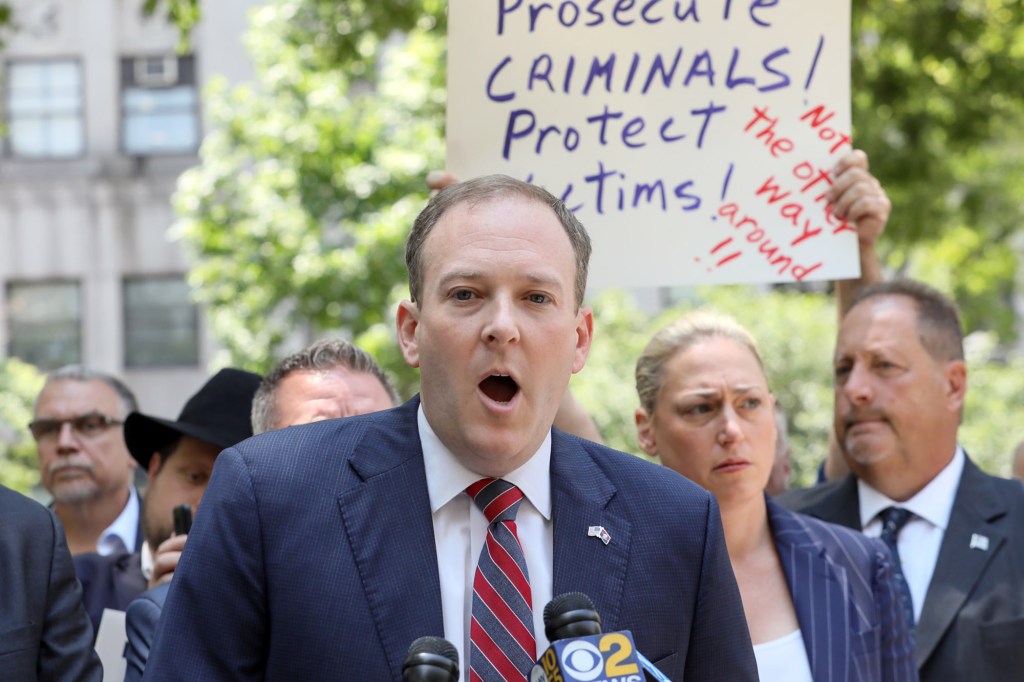 Zeldin claimed that he will not be using it at the same frequency as Hochul.