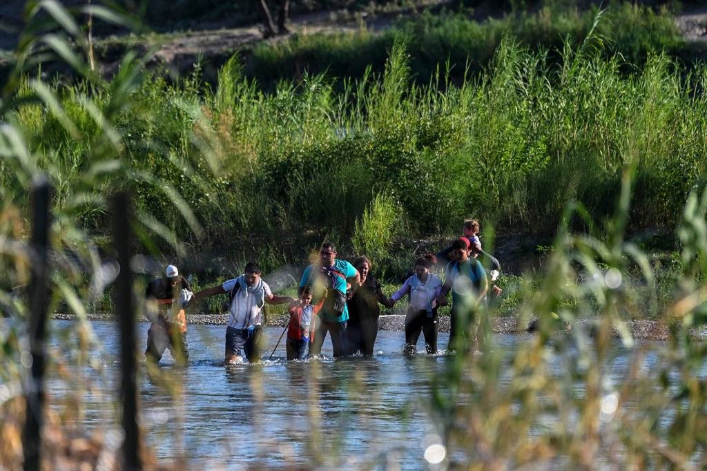 More than 153,000 migrants crossed the Mexico border in June. 