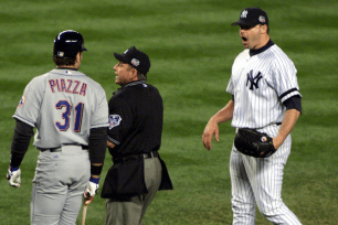 After throwing Mike Piazza's broken bat back at him during the 2000 World Series, Roger Clemens went back to the clubhouse and cried.