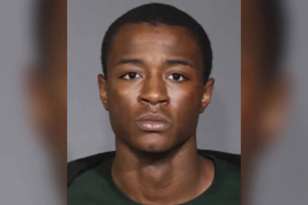 Austin Amos was arrested for allegedly attacking cabbie Kutin Gyimah.