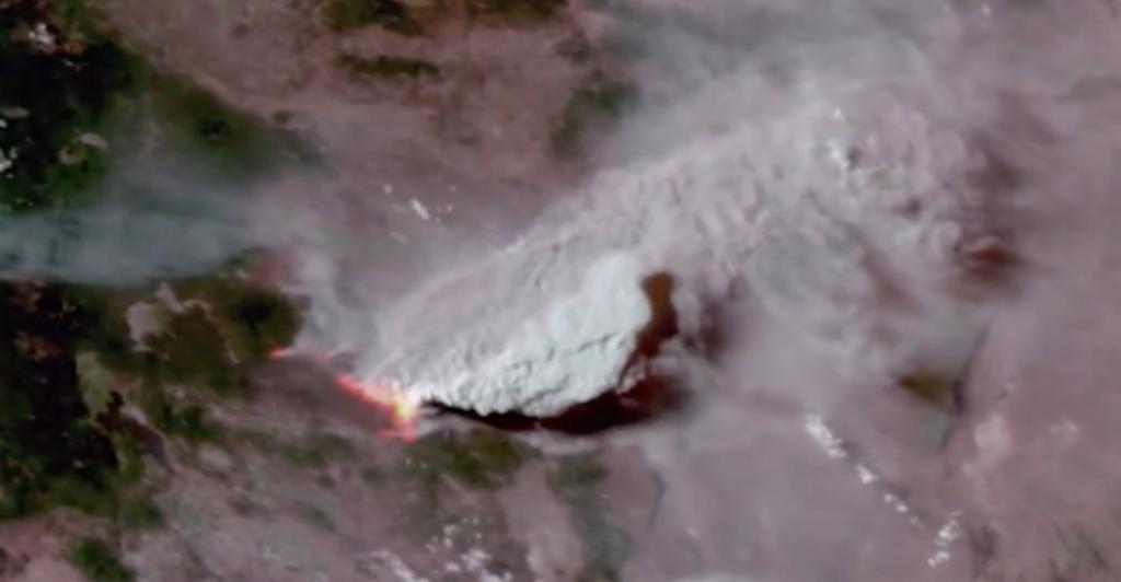 The California wildfire has also been worsened by the dangerous drought conditions that have parched the West.