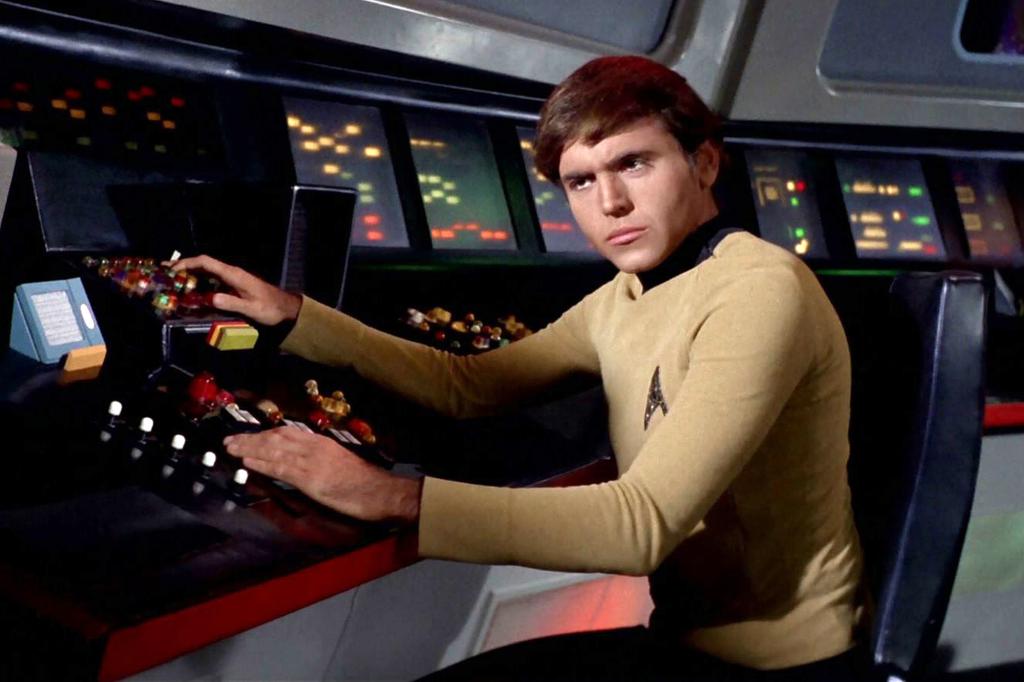 Walter Koenig as Pavel Chekov in the STAR TREK: THE ORIGINAL SERIES episode, "Assignment: Earth." Season 2, episode 26. Original air date was March 29, 1968.