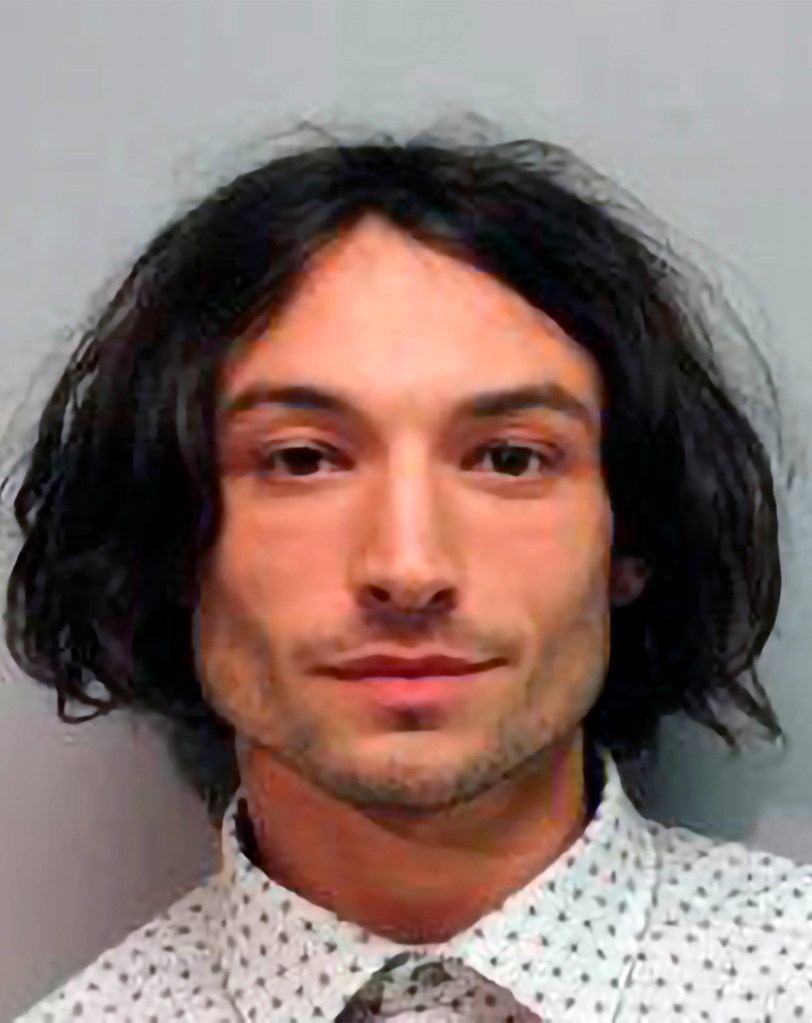 This undated photo provided by the Hawaii Police Department shows actor Ezra Miller who was arrested after an incident at a bar in Hilo, Hawaii