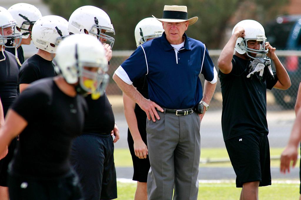 Odessa Permian head coach Gary Gaines at practice in 2009.