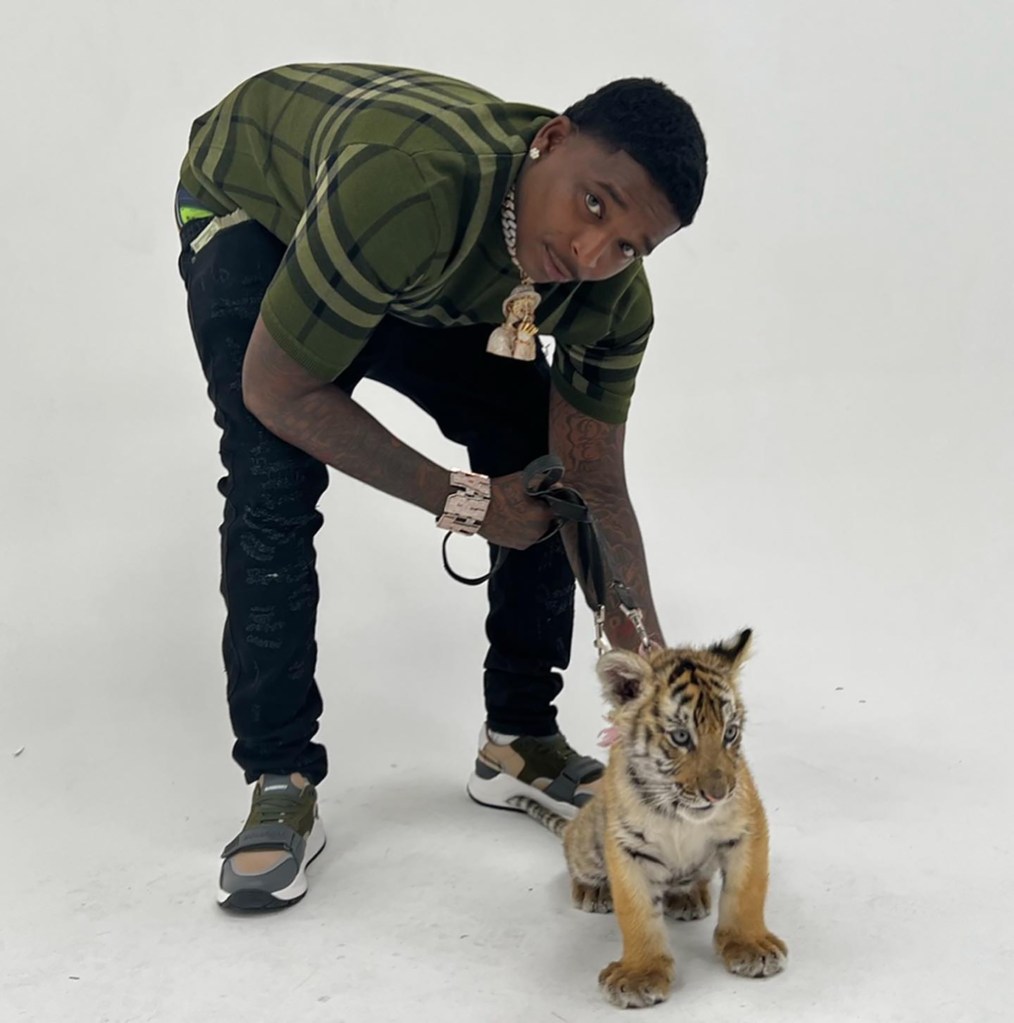 The hip-hop artist, who goes by "Trapboy Freddy," made no secret of his exotic pet.