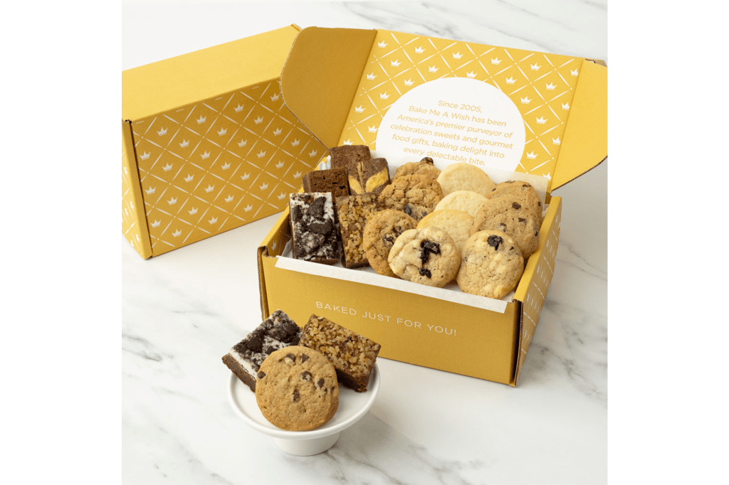 Bake Me A Wish Cookie & Brownie Snack Box