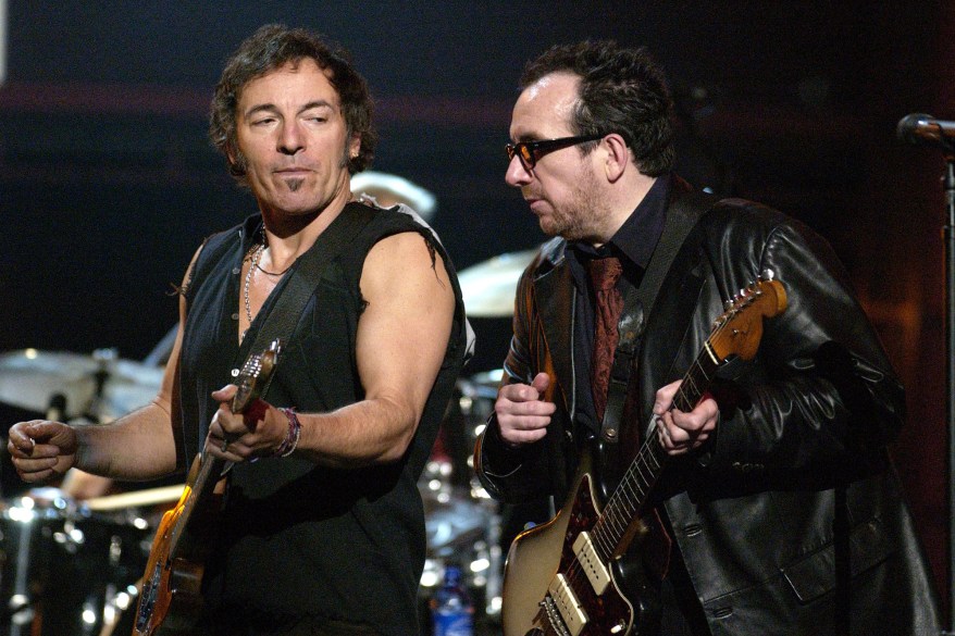 Bruce Springsteen and Elvis Costello