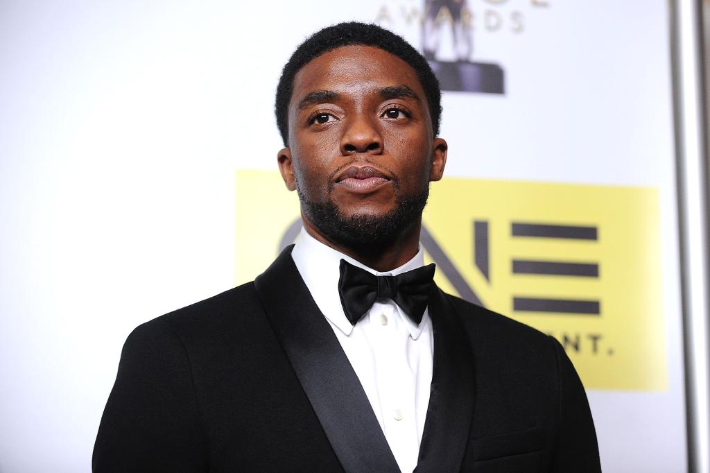 "Black Panther" star Chadwick Boseman was diagnosed with Stage 3 colon cancer in 2016 at the age of 39 before dying of the disease in 2020 at 43. He is photographed here in 2016 at the 47th NAACP Image Awards.