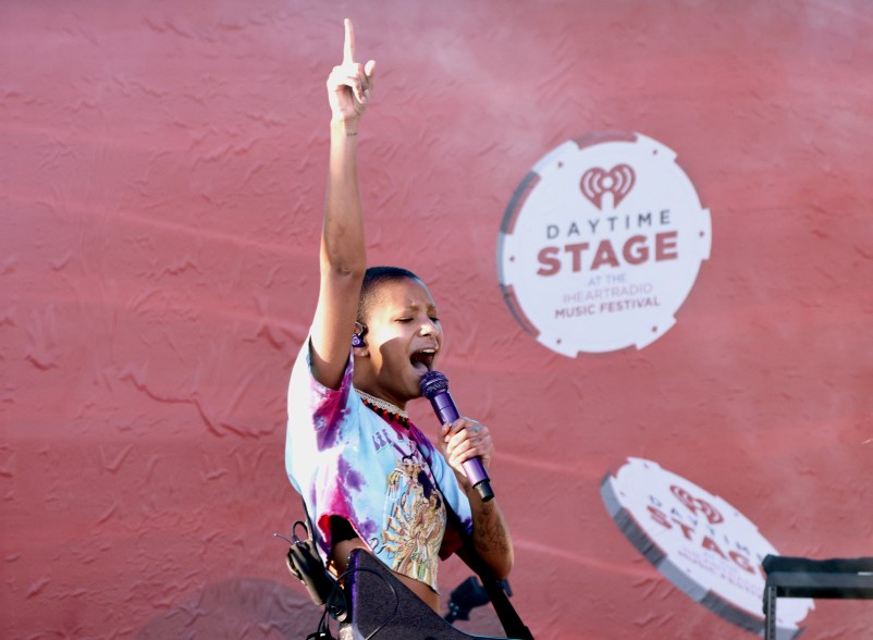 Willow performing on day 2 of the iHeartRadio Music Festival, September 24, 2022.