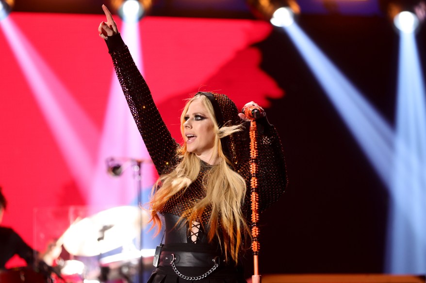 Avril Lavigne took to the stage on day 2 of the iHeartRadio Music Festival, September 24, 2022.