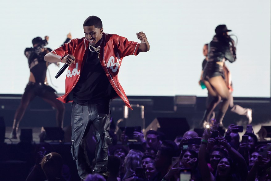 King Combs dancing on stage at T-Mobile Arena for day 2 of The iHeartRadio Music Festival, September 24, 2022.