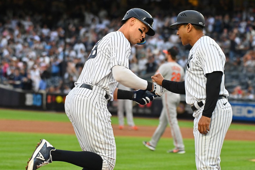 16 - Judge hit a solo home run during the first inning against the Baltimore Orioles Monday, May 23.