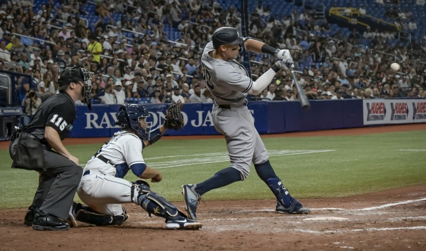 27 - A solo home run off Tampa Bay reliever Colin Poche during the seventh inning at Tropicana Field Wednesday, June 22.