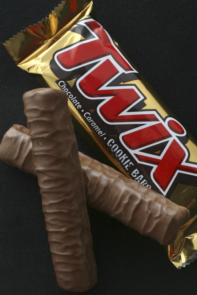 Twix candy bar. 