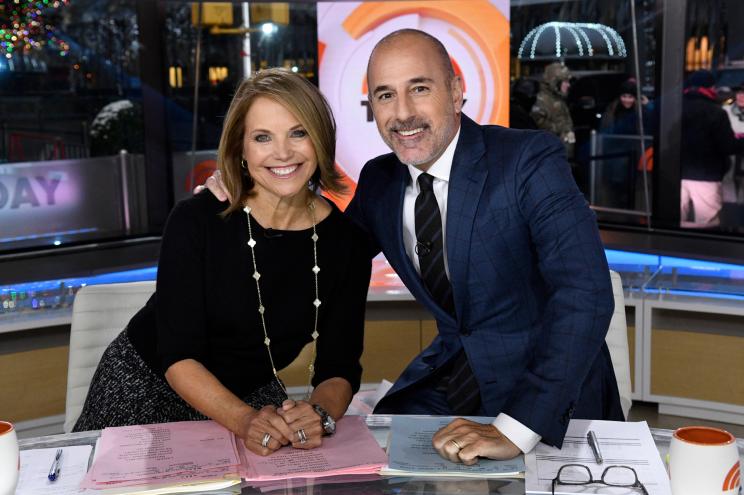 Katie Couric admitted that she would still like to catch up with old friend Matt Lauer despite his damaging behavior.