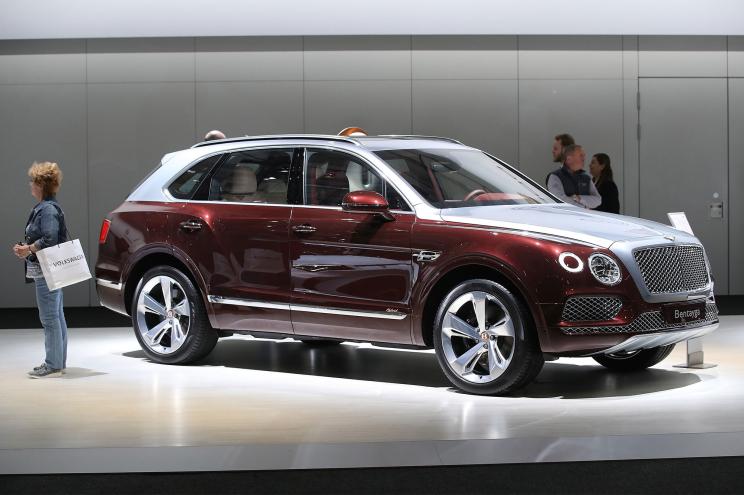 A Bentley Bentayga luxury SUV