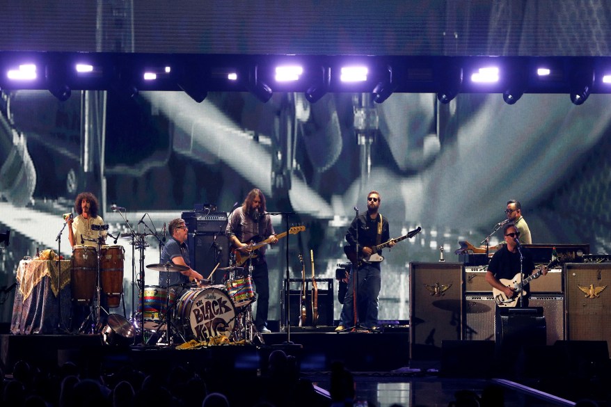 The Black Keys perform at the iHeartRadio Music Festival 2022 on Sept. 23, 2022 in Las Vegas.